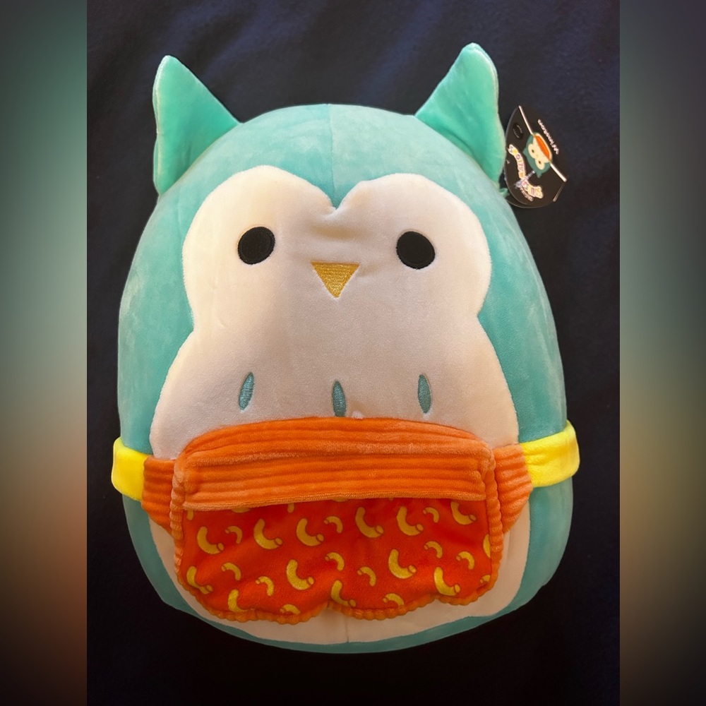 NWT owl squishmallow with fanny pack